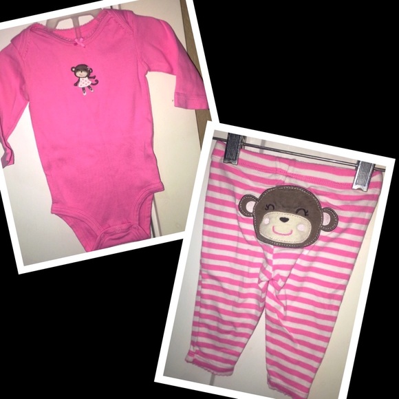 •Carters 5pc. baby girl 3m outfit set💖EUC💖 - Picture 3 of 7